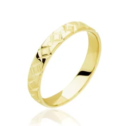 Histoire d'Or Alliance Fantaisie Ruban Plat or jaune Online