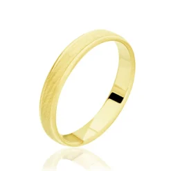 Histoire d'Or Alliance Fantaisie Sable Demi Jonc Classique Or Jaune Online