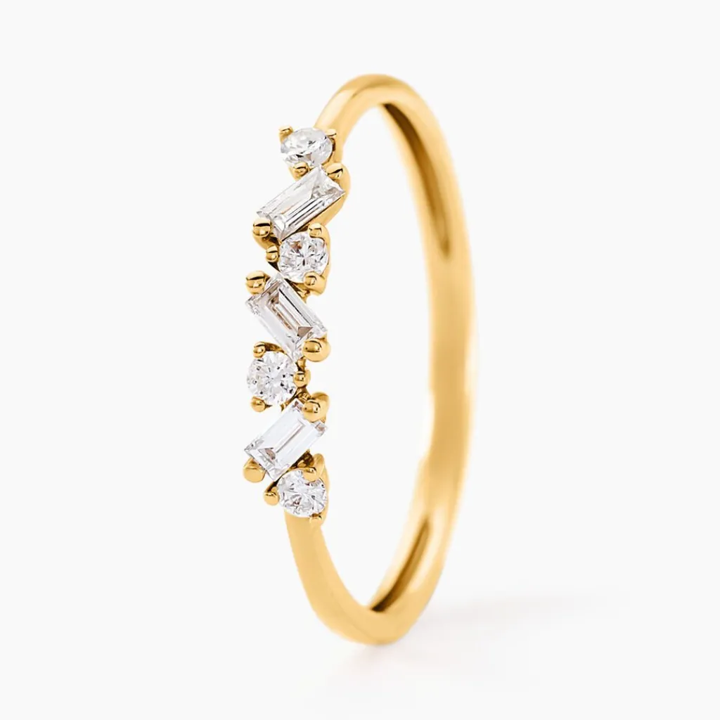 Histoire d'Or Alliance Gemariah Or Jaune Diamant Synthétique Online