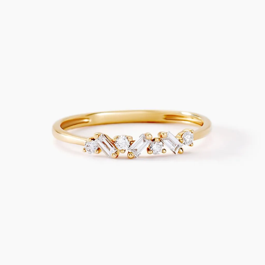 Histoire d'Or Alliance Gemariah Or Jaune Diamant Synthétique Online