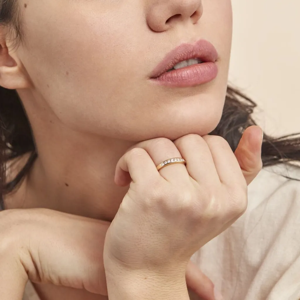 Histoire d'Or Alliance Giulia or jaune diamant