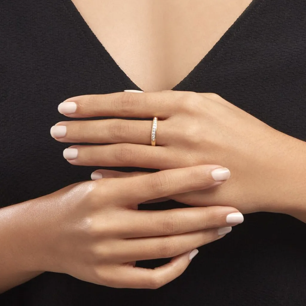 Histoire d'Or Alliance Giulia or jaune diamant Best