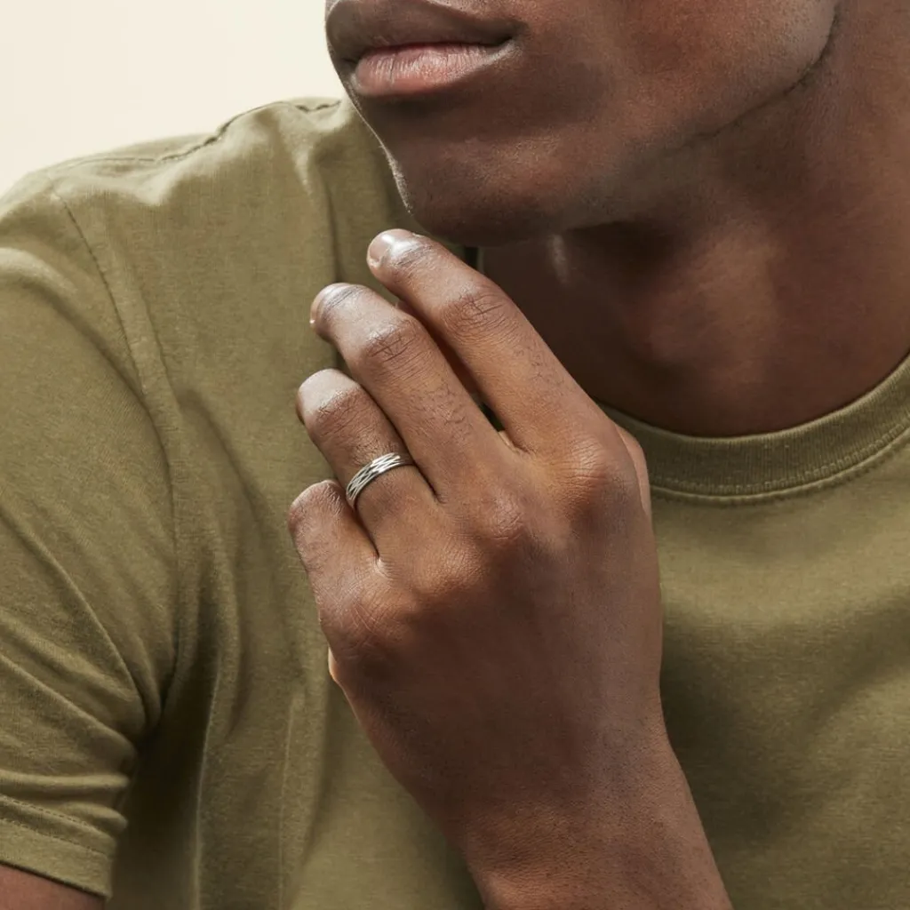 Histoire d'Or Alliance Harmonia Facetee Or Blanc Best