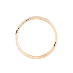 Histoire d'Or Alliance Heldea Ruban Plat Or Bicolore Best