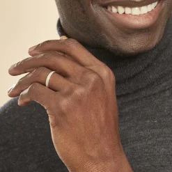 Histoire d'Or Alliance Heldea Ruban Plat Or Bicolore New