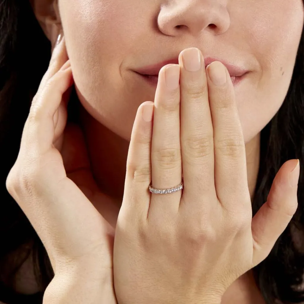 Histoire d'Or Alliance Hera or blanc diamant Discount