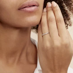 Histoire d'Or Alliance Hera or blanc diamant