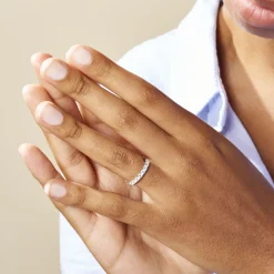 Histoire d'Or Alliance Hera Or Blanc Diamant Discount