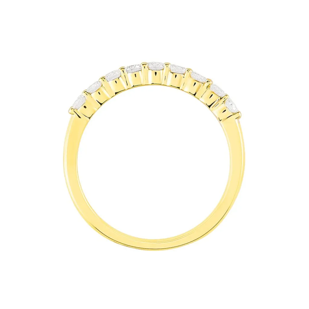 Histoire d'Or Alliance Hera or jaune diamant Discount