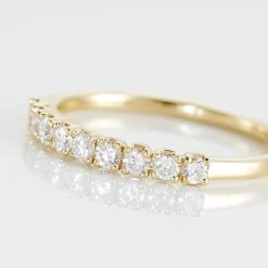 Histoire d'Or Alliance Hera or jaune diamant Discount