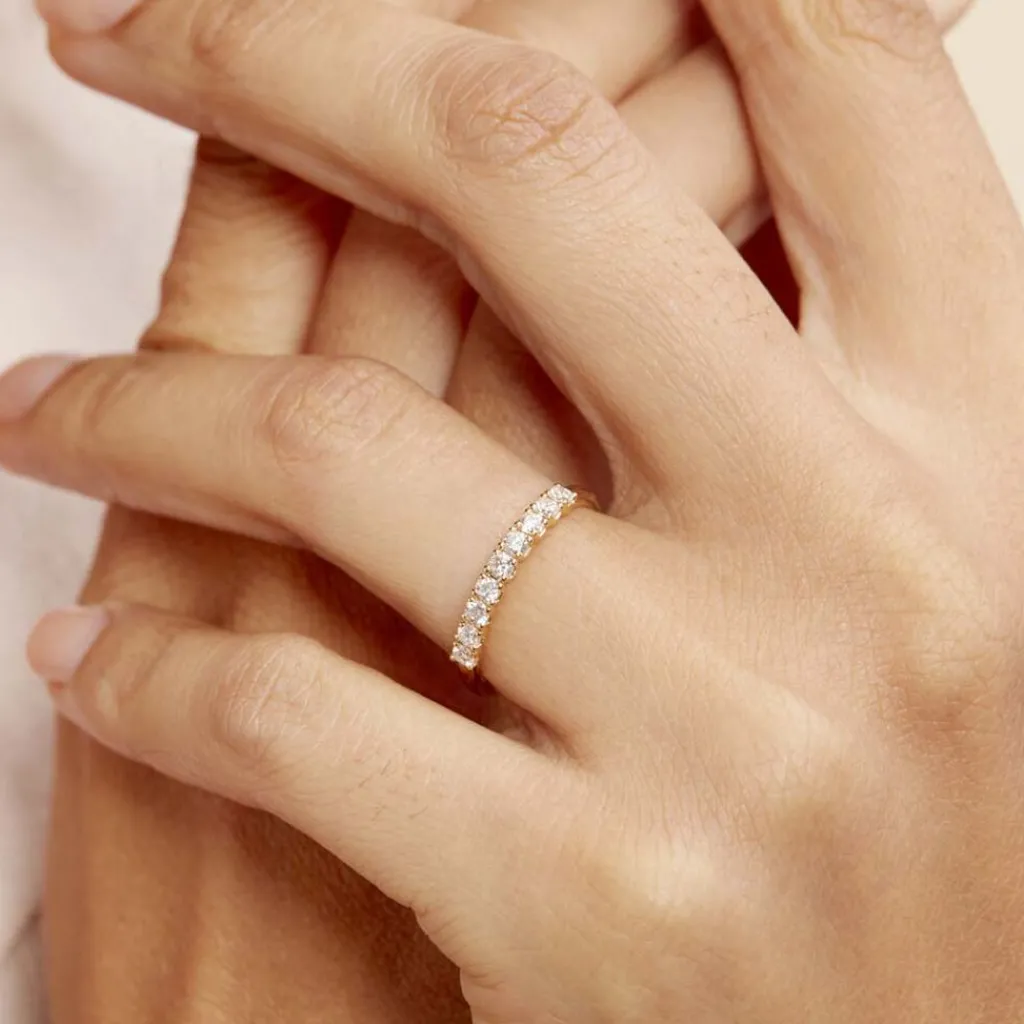 Histoire d'Or Alliance Hera or jaune diamant Discount