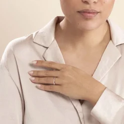 Histoire d'Or Alliance Hermana Ruban Plat Or Bicolore Clearance