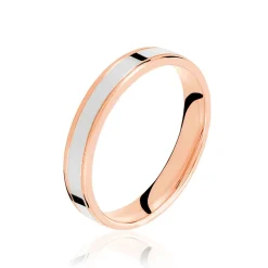 Histoire d'Or Alliance Hevan Ruban Or Bicolore Best