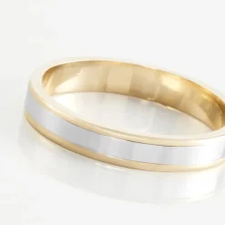 Histoire d'Or Alliance Hevan Ruban Or Bicolore Clearance