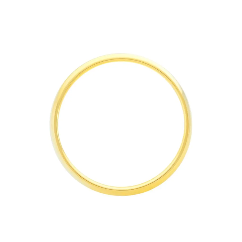 Histoire d'Or Alliance Isaac Demi Jonc Confort or jaune Outlet