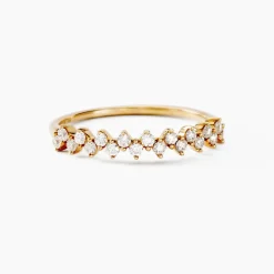 Histoire d'Or Alliance Jodene Or Jaune Diamant Synthétique Hot