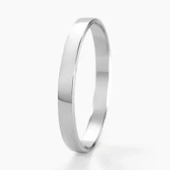 Histoire d'Or Alliance Julie Ruban Classique Or Blanc Discount