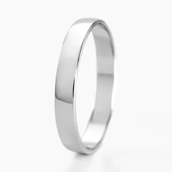 Histoire d'Or Alliance Julie Ruban Classique Or Blanc Sale