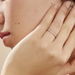 Histoire d'Or Alliance Julietta Or Blanc Oxyde De Zirconium Sale