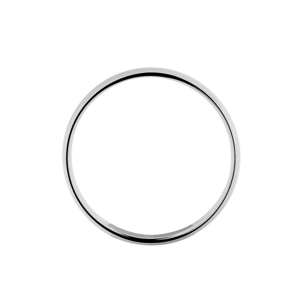 Histoire d'Or Alliance Khelya Ruban Plat Argent Blanc Outlet