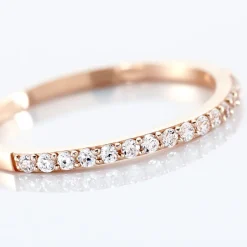 Histoire d'Or Alliance Klimka Or Rose Oxyde De Zirconium Best