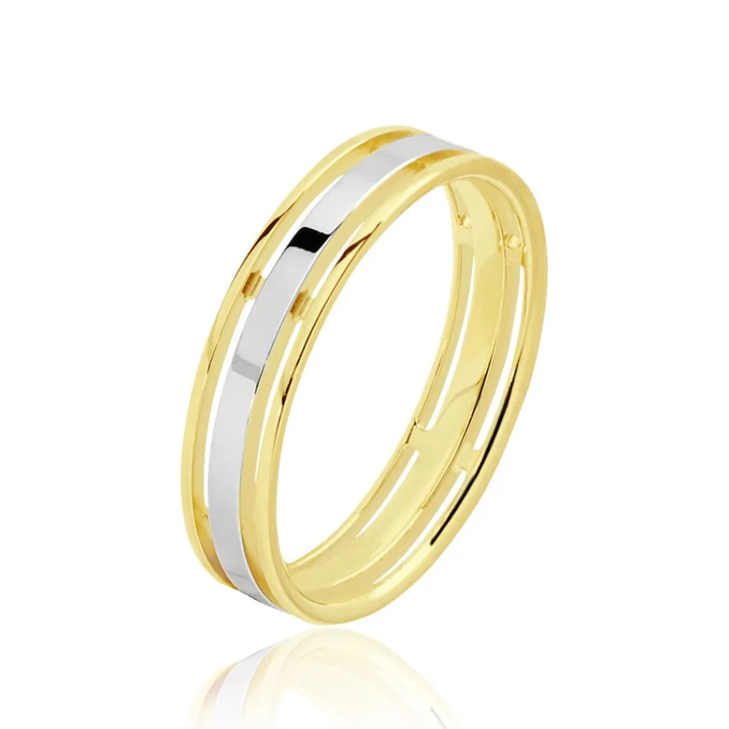 Histoire d'Or Alliance Laumer Ruban Or Bicolore Online