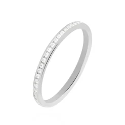 Histoire d'Or Alliance Laurie Tour Complet Or Blanc Diamant Sale