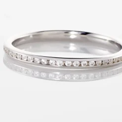 Histoire d'Or Alliance Laurie Tour Complet Or Blanc Diamant Sale