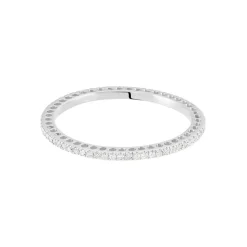 Histoire d'Or Alliance Lu Or Blanc Diamant New