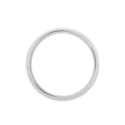 Histoire d'Or Alliance Mae-lou Ruban Plat Argent Blanc Outlet