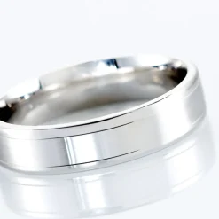 Histoire d'Or Alliance Mae-lou Ruban Plat Argent Blanc Outlet