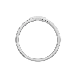 Histoire d'Or Alliance Magali Ruban Plat Or Blanc Online