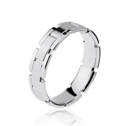 Histoire d'Or Alliance Maille Or Blanc Hot