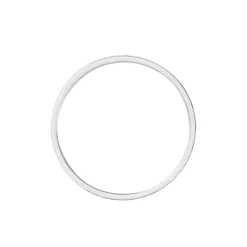 Histoire d'Or Alliance Marcello Ruban Plat Or Blanc Outlet