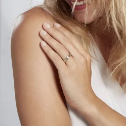 Histoire d'Or Alliance Marcio Ruban Plat Or Bicolore New