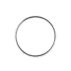 Histoire d'Or Alliance Marya Carree Diamantee Ruban Plat or blanc Clearance