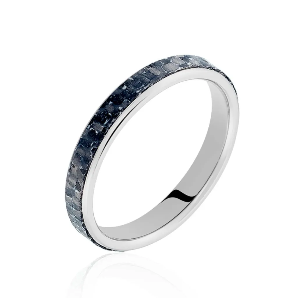 Histoire d'Or Alliance Mattew Titane Blanc Best