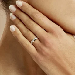 Histoire d'Or Alliance Maylisse Ruban Plat Or Bicolore Sale