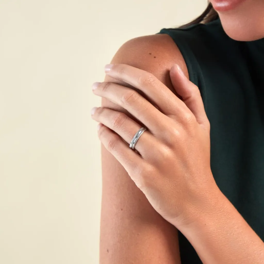 Histoire d'Or Alliance Mercure Or Blanc Discount