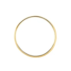 Histoire d'Or Alliance Meredithe Demi Jonc Classique Or Jaune New