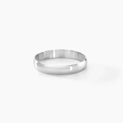 Histoire d'Or Alliance Meredithe Demi Jonc Classique Or Blanc Sale