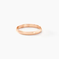 Histoire d'Or Alliance Meredithe Demi Jonc Classique Or Rose Outlet