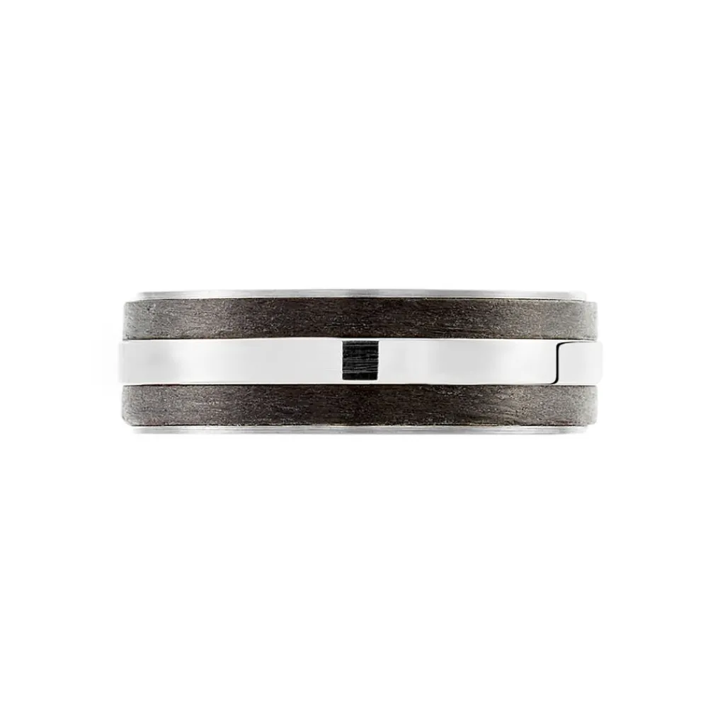 Histoire d'Or Alliance Nathaell Ruban Plat Palladium Blanc Discount