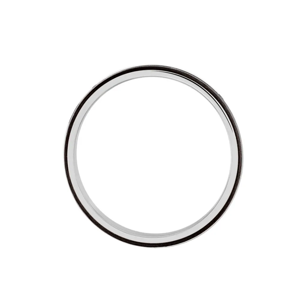 Histoire d'Or Alliance Nathaell Ruban Plat Palladium Blanc Discount