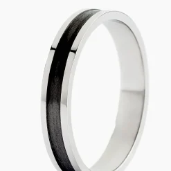 Histoire d'Or Alliance Navid Palladium Blanc Et Carbone Hot