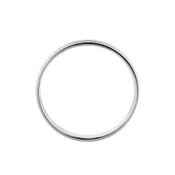 Histoire d'Or Alliance Perlee Ruban Plat or blanc Sale