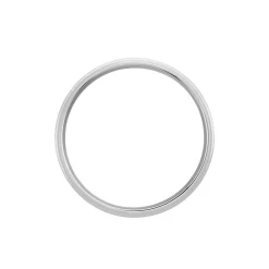 Histoire d'Or Alliance Phil Ruban Bombé Platine Blanc Online