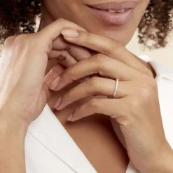 Histoire d'Or Alliance Pristina Or Blanc Diamant Outlet