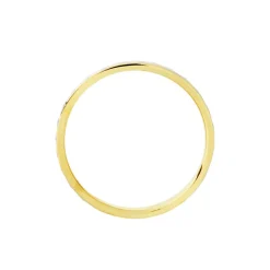 Histoire d'Or Alliance Raye Mat Ruban Plat Or Bicolore Online