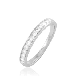 Histoire d'Or Alliance Rhea Or Blanc Diamant Hot